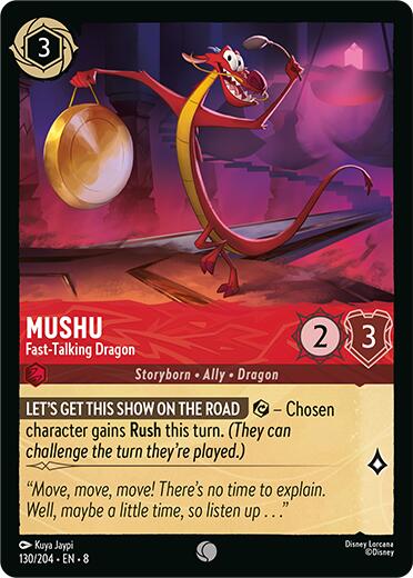 Mushu - Fast-Talking Dragon (130/204) [Reign of Jafar] | Clutch Gaming