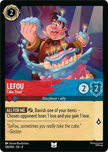 LeFou - Cake Thief (138/204) [Reign of Jafar] | Clutch Gaming