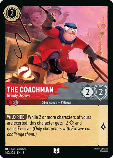 The Coachman - Greedy Deceiver (140/204) [Reign of Jafar] | Clutch Gaming