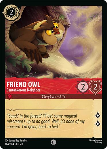 Friend Owl - Cantankerous Neighbor (144/204) [Reign of Jafar] | Clutch Gaming
