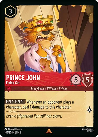 Prince John - Fraidy-Cat (146/204) [Reign of Jafar] | Clutch Gaming