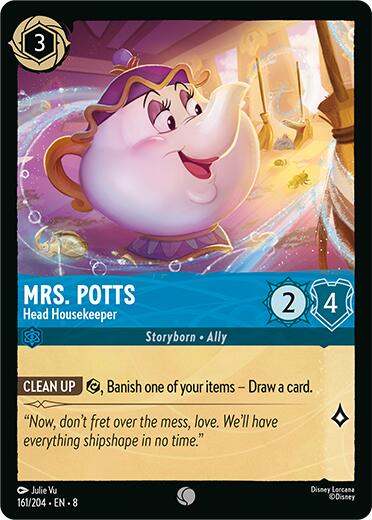 Mrs.Potts - Head Housekeeper (161/204) [Reign of Jafar] | Clutch Gaming