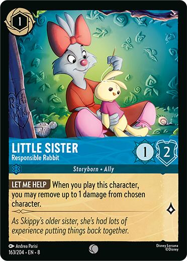 Little Sister - Responsible Rabbit (163/204) [Reign of Jafar] | Clutch Gaming