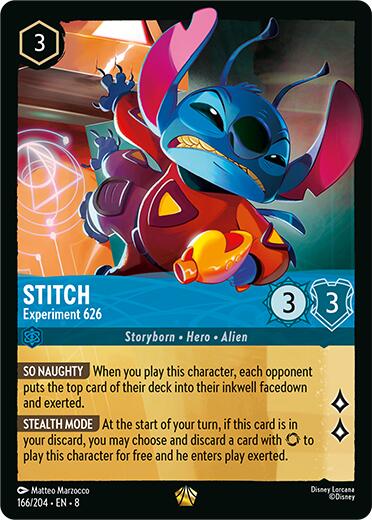 Stitch - Experiment 626 (166/204) [Reign of Jafar] | Clutch Gaming