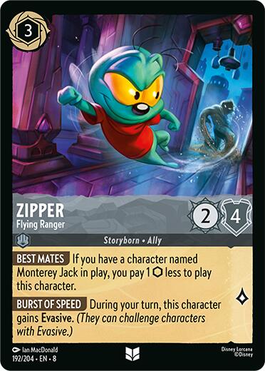Zipper - Flying Ranger (192/204) [Reign of Jafar] | Clutch Gaming