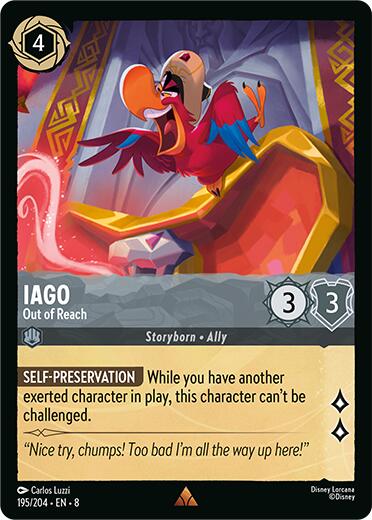 Iago - Out of Reach (195/204) [Reign of Jafar] | Clutch Gaming