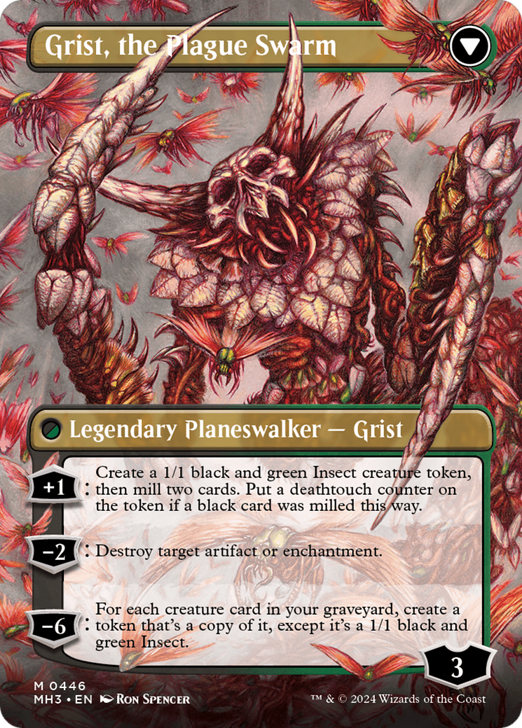 Grist, Voracious Larva // Grist, the Plague Swarm (Borderless) [Modern Horizons 3] | Clutch Gaming