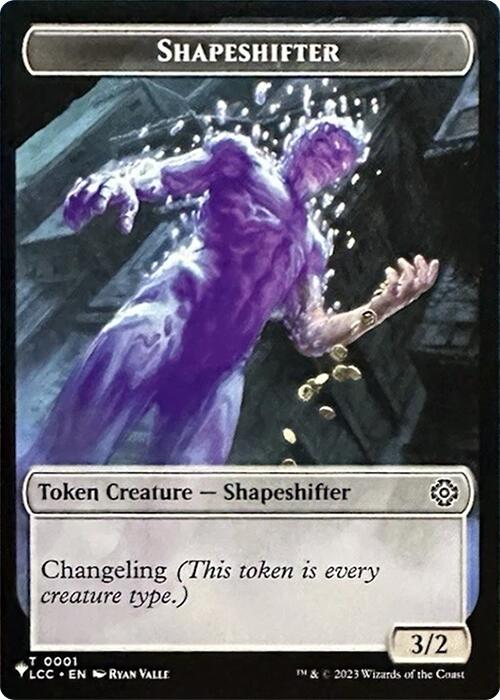 Shapeshifter // Cat Double-Sided Token [Secret Lair Drop Series] | Clutch Gaming