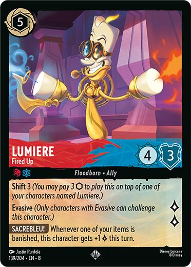 Lumiere - Fired Up (139/204) [Reign of Jafar] | Clutch Gaming