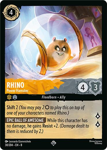 Rhino - Power Hamster (30/204) [Reign of Jafar] | Clutch Gaming