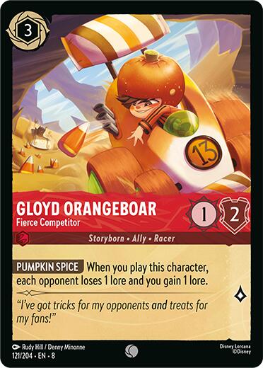 Gloyd Orangeboar - Fierce Competitor (121/204) [Reign of Jafar] | Clutch Gaming