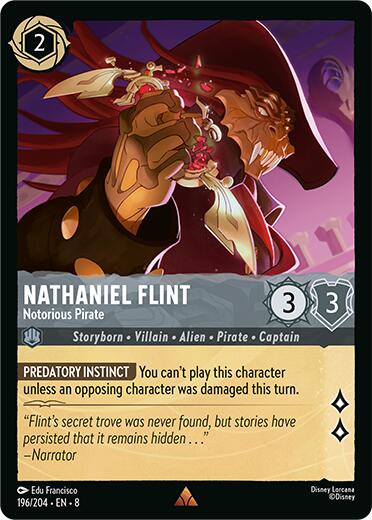 Nathaniel Flint - Notorious Pirate (196/204) [Reign of Jafar] | Clutch Gaming