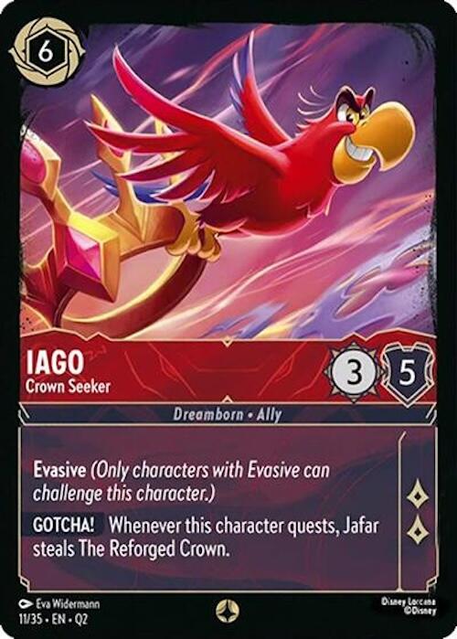 Iago - Crown Seeker (11/35) [Illumineer's Quest: Deep Trouble] | Clutch Gaming