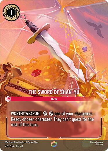 The Sword of Shan Yu (Enchanted) (219/204) [Reign of Jafar] | Clutch Gaming
