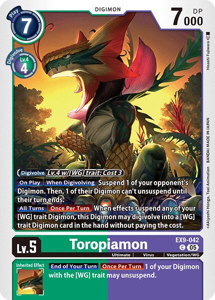 Toropiamon [EX9-042] [Versus Monsters] | Clutch Gaming