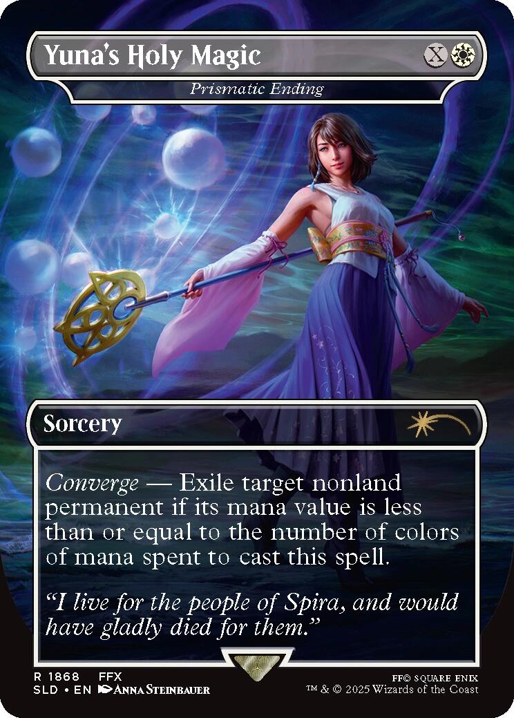 Yuna's Holy Magic - Prismatic Ending [Secret Lair Drop Series] | Clutch Gaming
