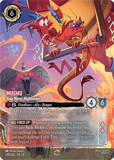 Mushu - Your Worst Nightmare (Enchanted) (218/204) [Reign of Jafar] | Clutch Gaming