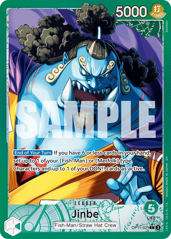 Jinbe (021) (Alternate Art) [A Fist of Divine Speed] | Clutch Gaming