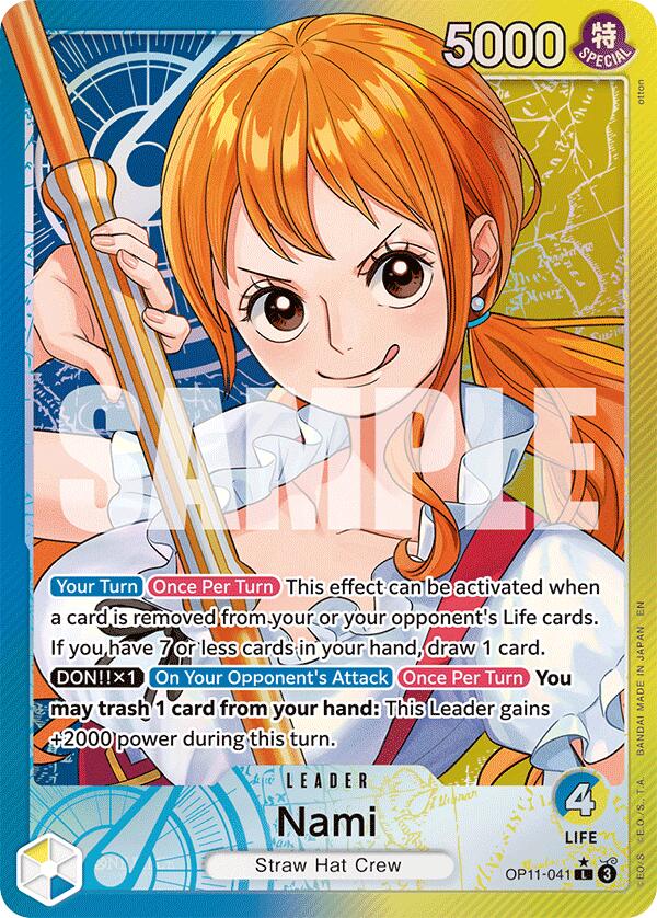 Nami (041) (Alternate Art) [A Fist of Divine Speed] | Clutch Gaming
