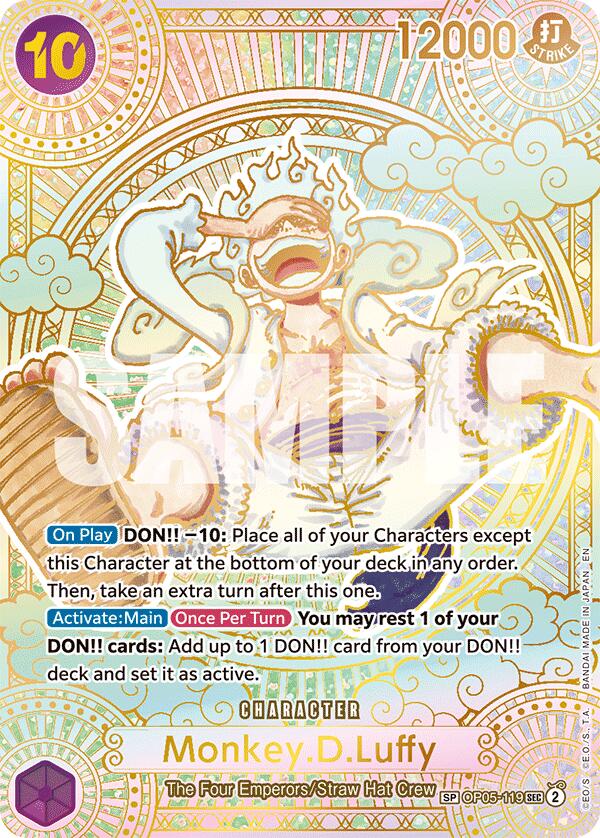 Monkey.D.Luffy (SP) (Gold) [A Fist of Divine Speed] | Clutch Gaming