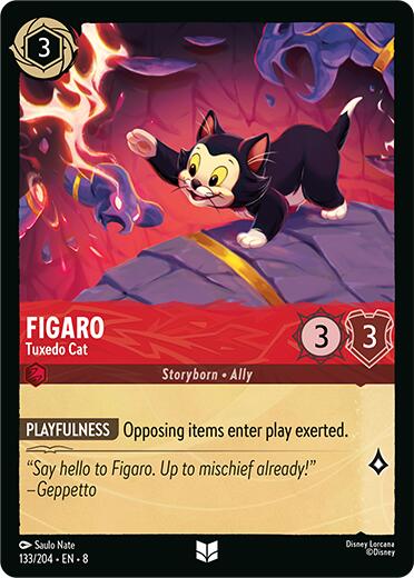 Figaro - Tuxedo Cat (133/204) [Reign of Jafar] | Clutch Gaming
