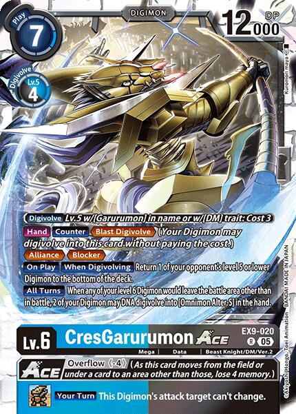 CresGarurumon ACE [EX9-020] [Versus Monsters] | Clutch Gaming