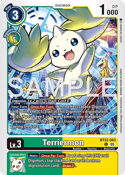 Terriermon [BT22-043] [Cyber Eden] | Clutch Gaming