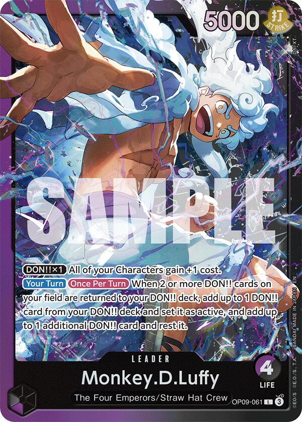 Monkey.D.Luffy (OP09-061) [Starter Deck: Purple/Black Monkey.D.Luffy] | Clutch Gaming