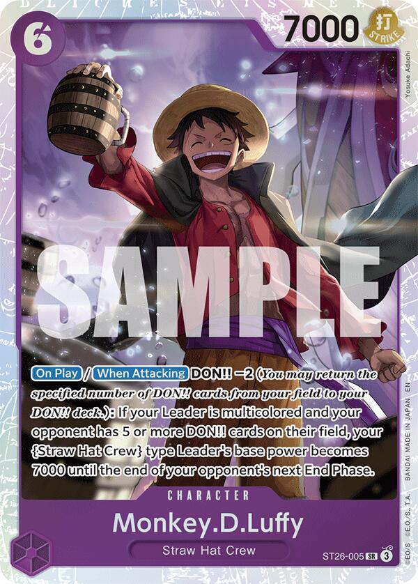 Monkey.D.Luffy (ST26-005) [Starter Deck: Purple/Black Monkey.D.Luffy] | Clutch Gaming