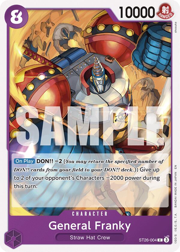 General Franky [Starter Deck: Purple/Black Monkey.D.Luffy] | Clutch Gaming