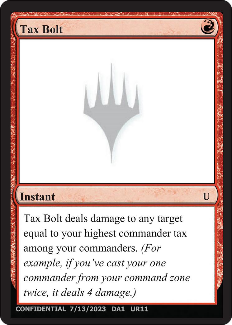 Tax Bolt [Mystery Booster] | Clutch Gaming