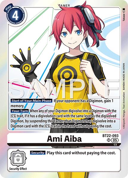 Ami Aiba [BT22-093] [Cyber Eden] | Clutch Gaming