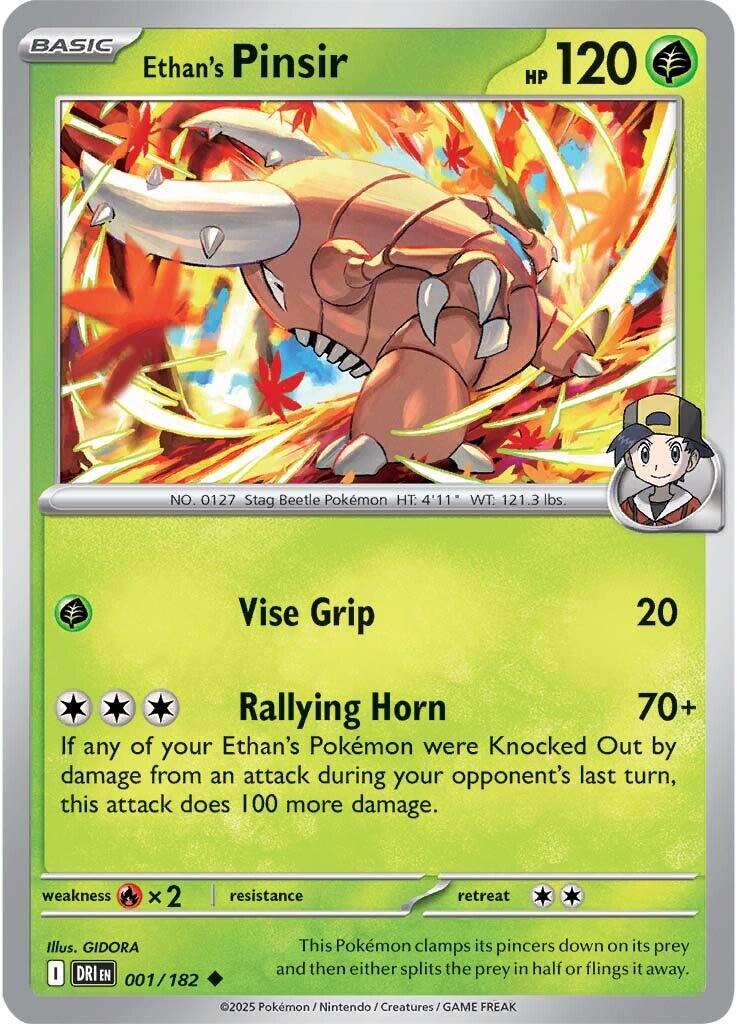 Ethan's Pinsir (001/182) [Scarlet & Violet: Destined Rivals] | Clutch Gaming