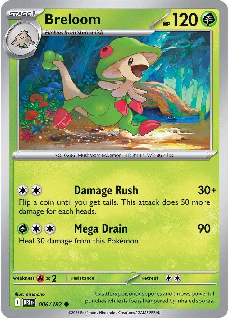 Breloom (006/182) [Scarlet & Violet: Destined Rivals] | Clutch Gaming