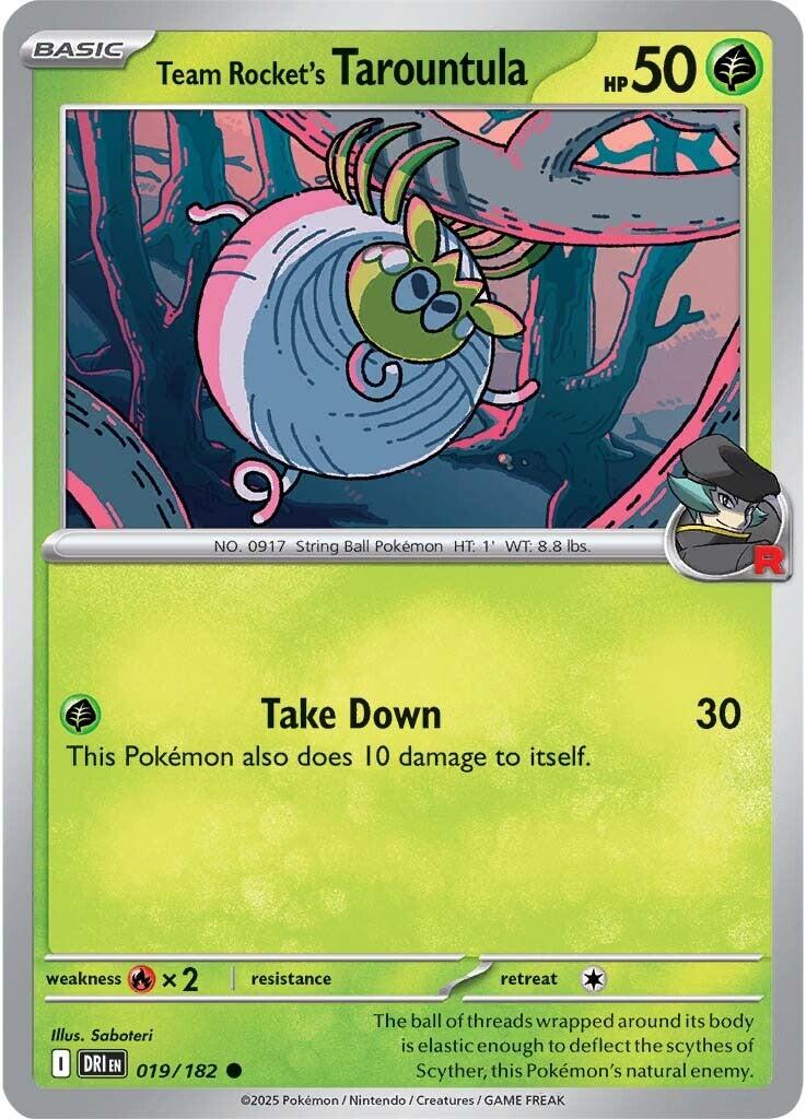 Team Rocket's Tarountula (019/182) [Scarlet & Violet: Destined Rivals] | Clutch Gaming