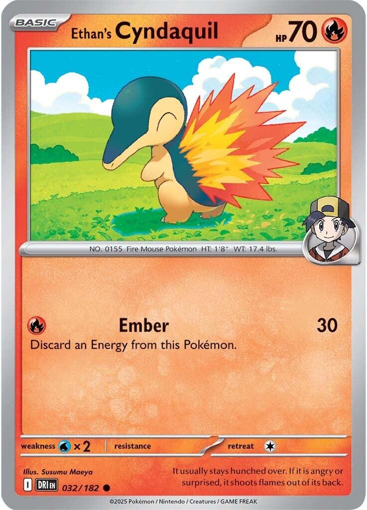Ethan's Cyndaquil (032/182) [Scarlet & Violet: Destined Rivals] | Clutch Gaming