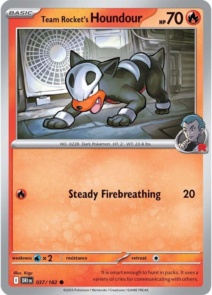 Team Rocket's Houndour (037/182) [Scarlet & Violet: Destined Rivals] | Clutch Gaming