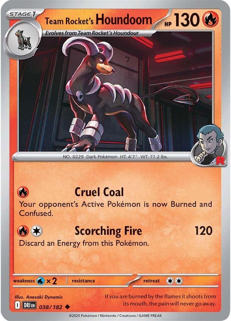 Team Rocket's Houndoom (038/182) [Scarlet & Violet: Destined Rivals] | Clutch Gaming