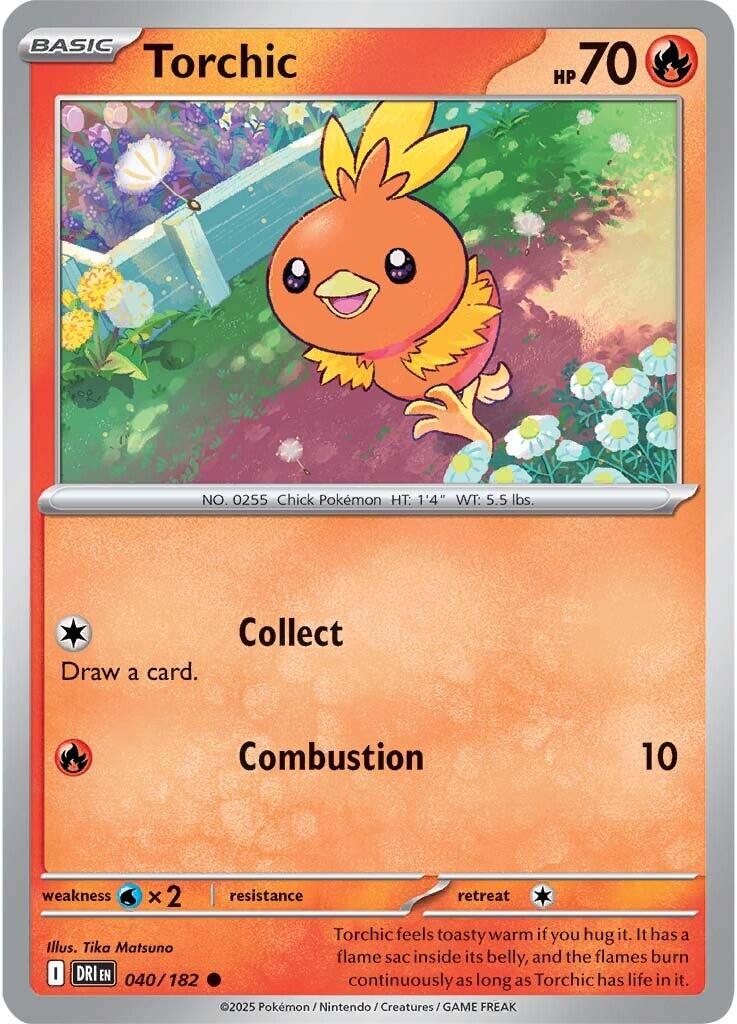 Torchic (040/182) [Scarlet & Violet: Destined Rivals] | Clutch Gaming