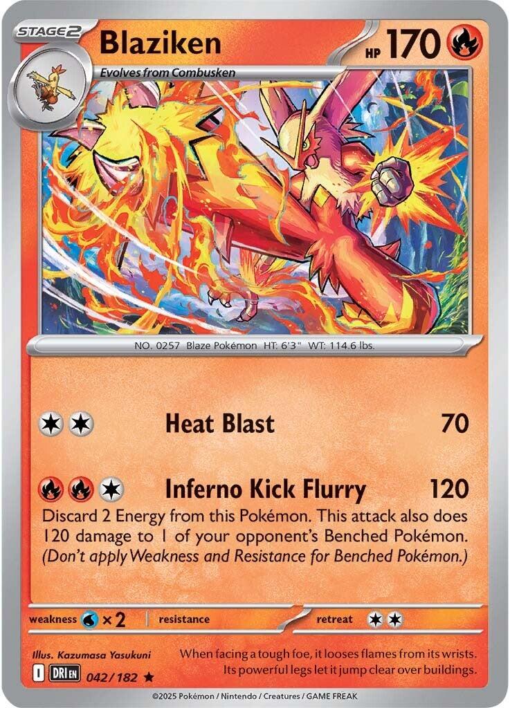 Blaziken (042/182) [Scarlet & Violet: Destined Rivals] | Clutch Gaming