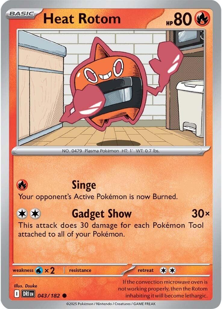 Heat Rotom (043/182) [Scarlet & Violet: Destined Rivals] | Clutch Gaming