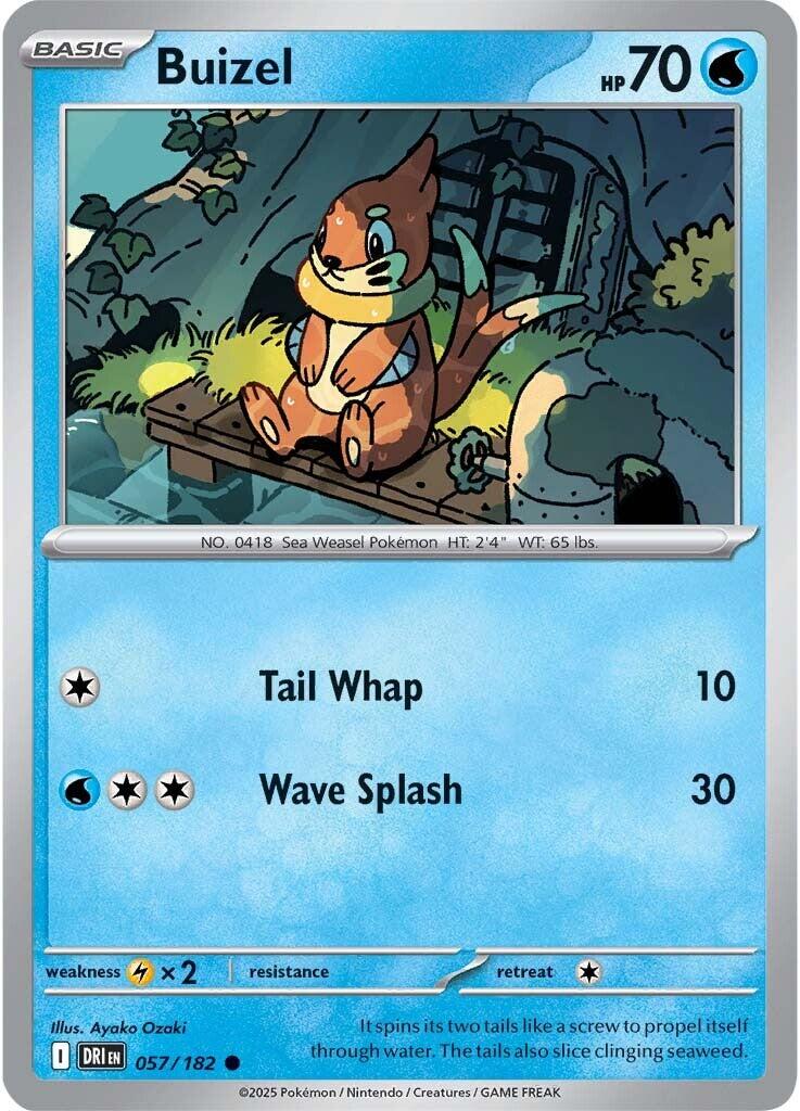 Buizel (057/182) [Scarlet & Violet: Destined Rivals] | Clutch Gaming