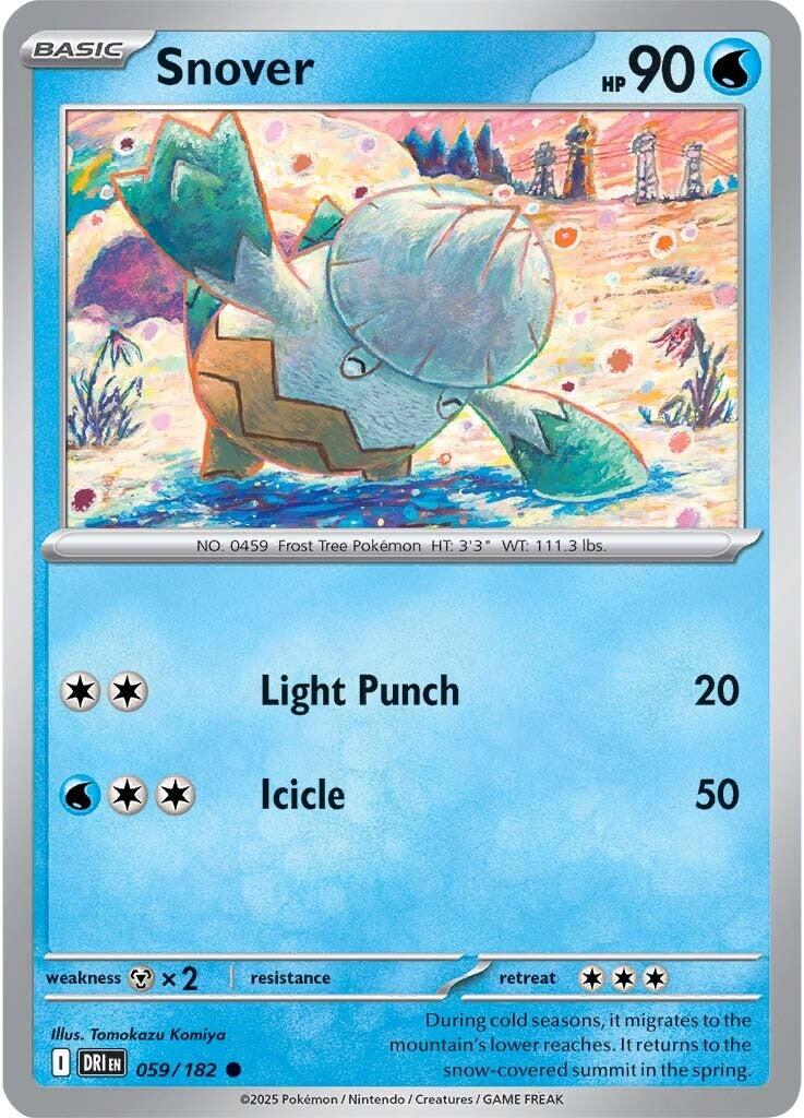 Snover (059/182) [Scarlet & Violet: Destined Rivals] | Clutch Gaming