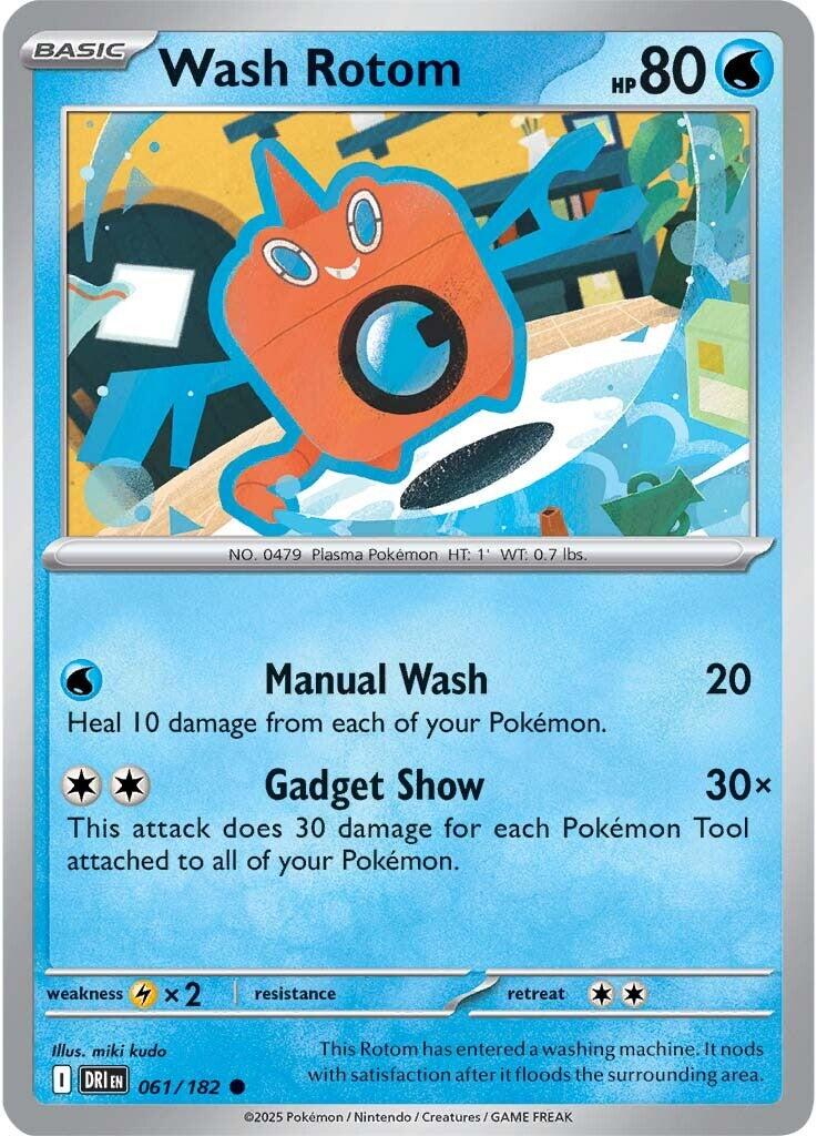 Wash Rotom (061/182) [Scarlet & Violet: Destined Rivals] | Clutch Gaming