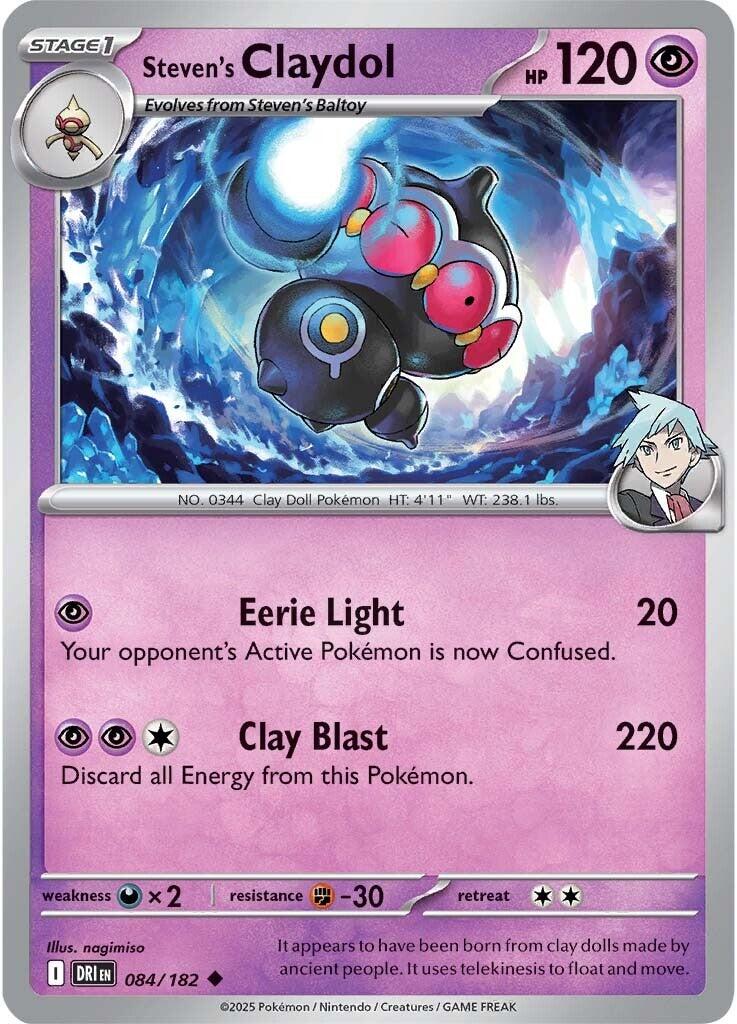 Steven's Claydol (084/182) [Scarlet & Violet: Destined Rivals] | Clutch Gaming