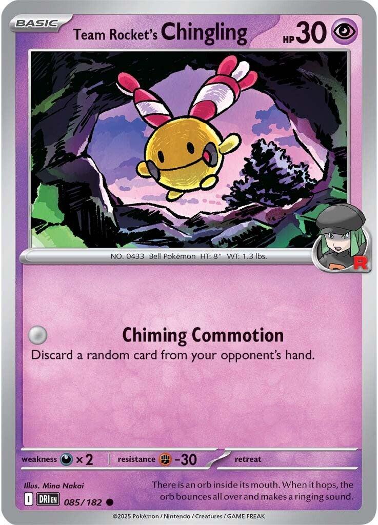 Team Rocket's Chingling (085/182) [Scarlet & Violet: Destined Rivals] | Clutch Gaming