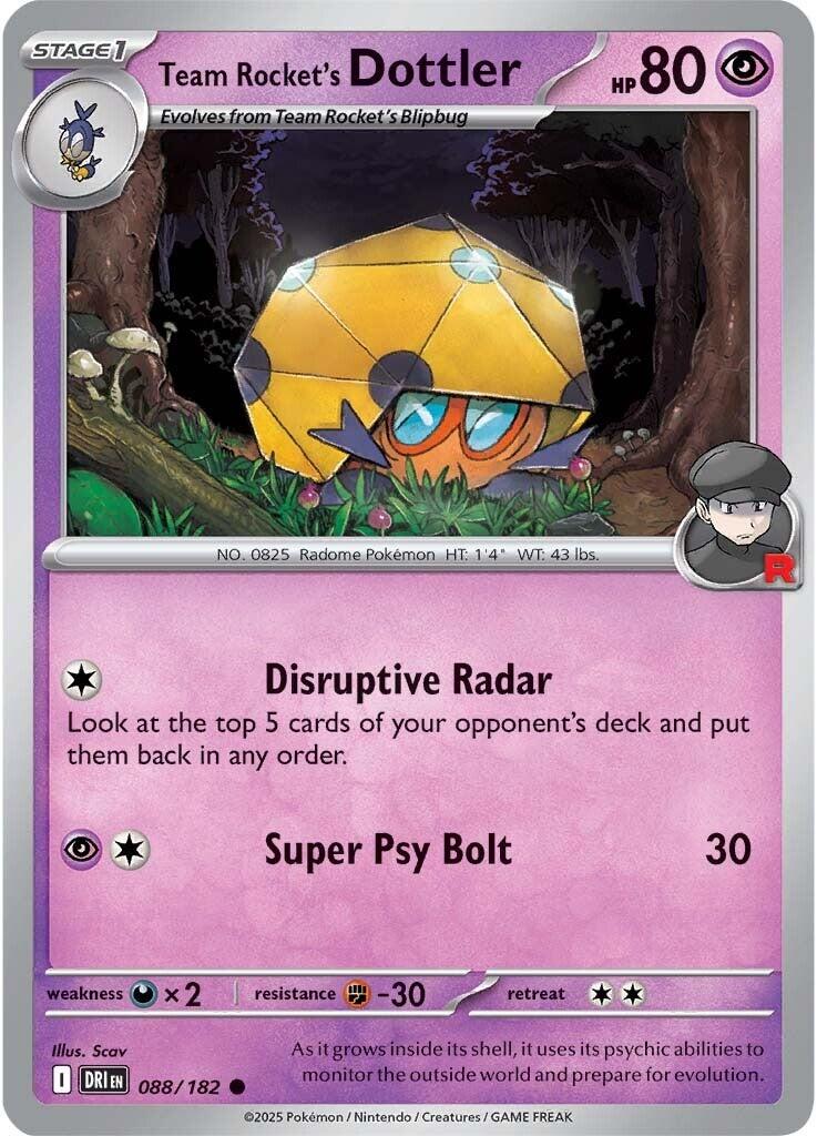 Team Rocket's Dottler (088/182) [Scarlet & Violet: Destined Rivals] | Clutch Gaming
