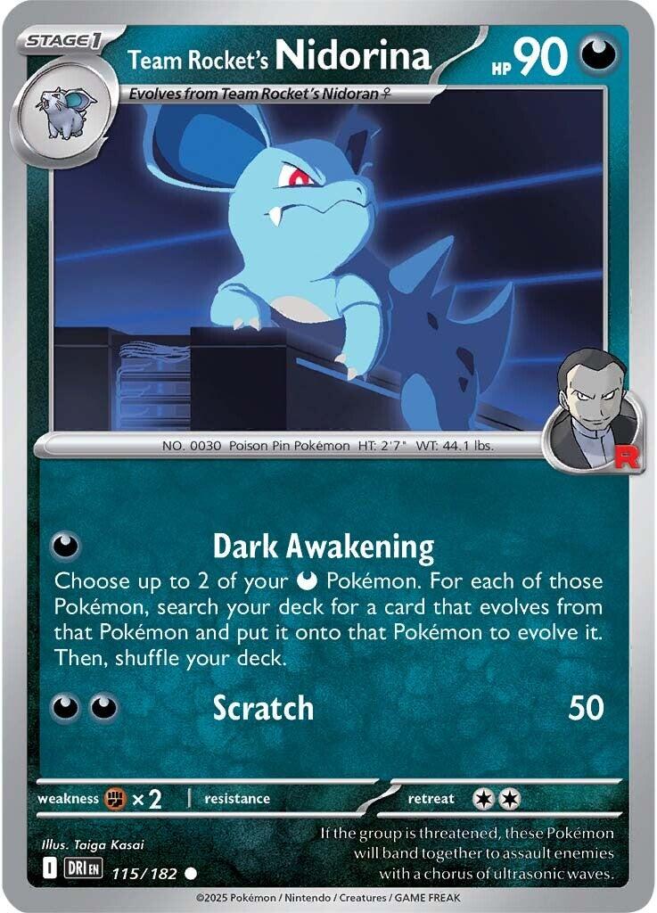 Team Rocket's Nidorina (115/182) [Scarlet & Violet: Destined Rivals] | Clutch Gaming