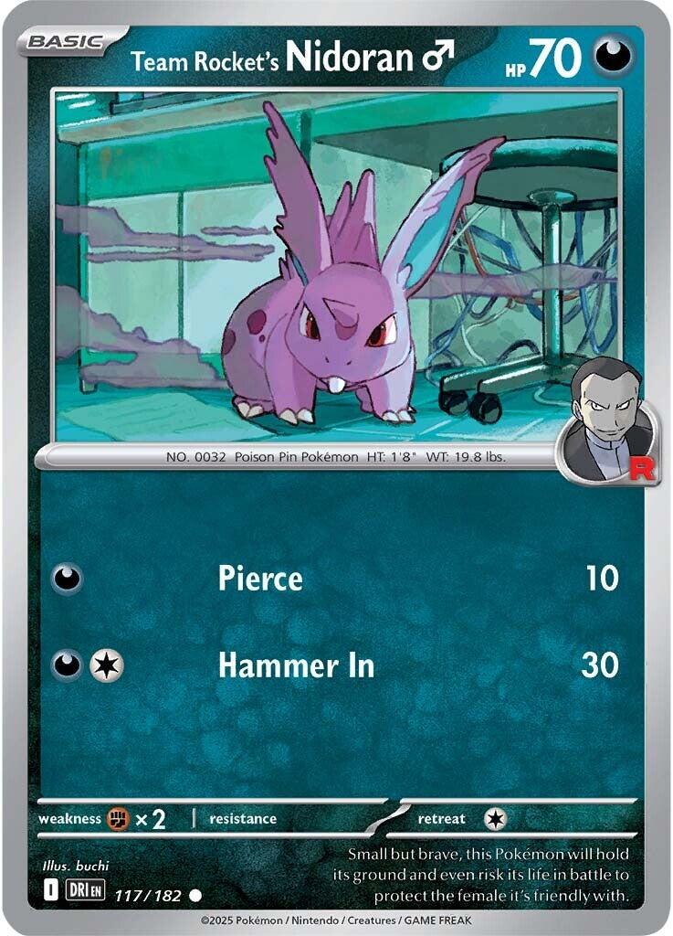 Team Rocket's Nidoran (117/182) [Scarlet & Violet: Destined Rivals] | Clutch Gaming