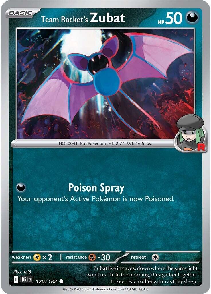 Team Rocket's Zubat (120/182) [Scarlet & Violet: Destined Rivals] | Clutch Gaming